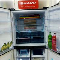 Gambar KULKAS SHARP 4 PINTU SJ-IF85PM-DS dari Bb Elektrindo undefined 4 Tokopedia