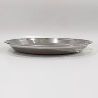 Gambar Nampan Stainless Bulat Baki Wadah Saji Food Menu Tray Bundar 30 cm dari Kitchenpedia New undefined 2 Tokopedia