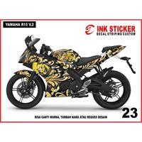 Gambar Decal Stiker Motor Yamaha R15 V2 Full Body Modifikasi 23 dari azza sticker undefined 1 Tokopedia