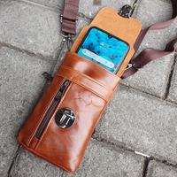 Gambar Tas hp slop sleting - tan dari ASLIKULIT undefined 2 Tokopedia