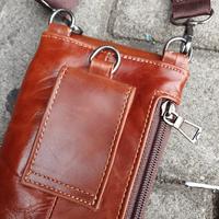 Gambar Tas hp slop sleting - tan dari ASLIKULIT undefined 3 Tokopedia