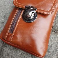 Gambar Tas hp slop sleting - tan dari ASLIKULIT undefined 4 Tokopedia