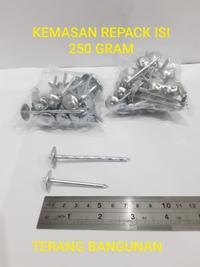 Gambar PAKU ASBES / PAKU PAYUNG / PAKU SENG 5CM DAN 7CM (REPACK 250 GRAM) - 5 CM dari Terang Bangunan undefined 1 Tokopedia