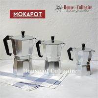 Gambar Moka Pot 300 ml 6 cup Mokapot Alat Pembuat Espresso Kopi Coffee dari houseofculinaire undefined 3 Tokopedia
