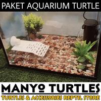 Gambar Paket Aquarium Kura Kura (M) - Size M dari Manyo Turtles undefined 2 Tokopedia