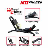 Gambar Paddock Depan Wheel Clamp No Brandz Pengunci Roda Depan Knockdown dari Motoblinkz undefined 1 Tokopedia