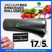Gambar PLASTIK VACUM MAKANAN EMBOS EMBOSS / VACUUM SEALER ROLL EMBOSSED HITAM - 15CM X 500CM dari PabrikPacking undefined 4 Tokopedia