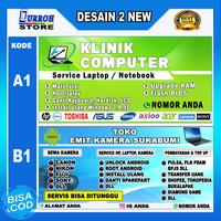 Gambar Spanduk Banner USAHA SERVIS HP, SERVIS KAMERA, SERVIS LAPTOP/KOMPUTER - 400X100 dari Durroh Store undefined 1 Tokopedia