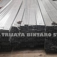 Gambar BESI HOLO HOLLOW GALVANIS 15x35 mm PIPA STALL GALVANIS - Tebal 1.2 mm CD dari Trijaya Bintaro Steel undefined 2 Tokopedia