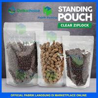 Gambar STANDING POUCH / PLASTIK KLIP CLEAR ZIPLOCK KEMASAN SNACK MURAH SATUAN - 12CM X 20CM, POUCH CLEAR dari PabrikPacking undefined 5 Tokopedia