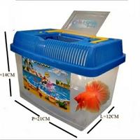 Gambar Aquarium Mini Ikan Cupang Ikan Hias Terarium Small kura2 - Terarium Besar dari FADIN OS_NEW undefined 2 Tokopedia