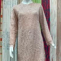 Gambar Atasan Kebaya Tunik Brokat LD 130~ Big Size Kebaya - Abu Silver, 3L dari ZALUKHU MODIS undefined 4 Tokopedia