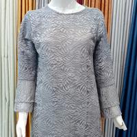 Gambar Atasan Kebaya Tunik Brokat LD 130~ Big Size Kebaya - Abu Silver, 3L dari ZALUKHU MODIS undefined 2 Tokopedia