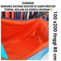 Gambar KOLAM TERPL A5 UKURAN 1X2 METER TINGGI 80 CM dari terpal murah undefined 1 Tokopedia