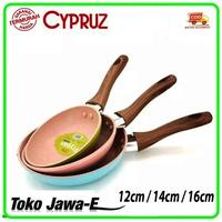 Gambar CYPRUZ Frypan Marble/Kramik Mini Anti Lengket 12cm/14cm/16cm Induksi - 16 CM/FP 0692 dari TOKO JAWA ELECTRIK undefined 1 Tokopedia