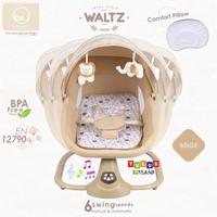 Gambar Babyelle WALTZ Bouncer Rocker Ayunan Bayi Otomatis Baby Swing Makassar - Abu-abu dari Fredomart undefined 3 Tokopedia