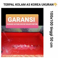 Gambar KOLAM TERPAL KOREA A5 UKURAN 1X1x50CM dari terpal murah undefined 1 Tokopedia