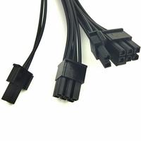 Gambar kabel cabang power gpu 8 pin pcie to dual 6+2 pin splitter mining dari Honey Computer undefined 4 Tokopedia