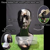 Gambar Manekin Hijab Wanita / Patung Kepala Hijab - Mata Sipit - Hitam, KAYU KARGO (50) dari Globalmanekinstore undefined 1 Tokopedia