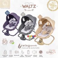Gambar Babyelle WALTZ Bouncer Rocker Ayunan Bayi Otomatis Baby Swing Makassar - Abu-abu dari Fredomart undefined 1 Tokopedia