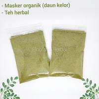 Gambar Masker Daun Kelor/Masker Organik/Bubuk Daun Kelor - 100 gr dari Elnofanaherbal undefined 1 Tokopedia