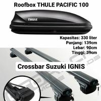 Gambar Suzuki IGNIS Paket Roofbox roof box THULE PACIFIC 100 + crossbar dari VIPautoshop undefined 4 Tokopedia
