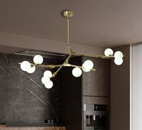 Gambar Lampu Gantung / Nuwwara Chandelier (PO617) - Gold, 12 Bulb dari Leatique Decorative undefined 1 Tokopedia
