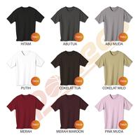 Gambar PRINT CUSTOM SATUAN SABLON KAOS DTF A3 PREMIUM T-SHIRT COMBED 30'S - L, 1 sisi dari sportees_id undefined 2 Tokopedia