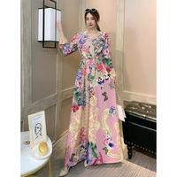 Gambar ONNIEFASHION Achilla Wrap Maxi Import 94430 3M Dress Casual Wanita - Pink dari onniefashion undefined 1 Tokopedia