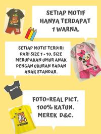 Gambar Paket Hemat Murah ISI 3 Pcs Kaos Anak Perempuan Usia 1-9 tahun / Random dari A&A Kidz Store undefined 5 Tokopedia