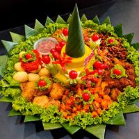Gambar TUMPENG ULANG TAHUN / TUMPENG / TUMPENG NASI KUNING / NASI KUNING dari LIZ_KITCHEN undefined 5 Tokopedia