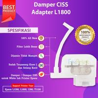 Gambar Cartridge Tinta Epson L1800 CISS Dumper Damper L805 L800 1390 DX5 DX4 - White Sstandaft - White Sstandaft dari FixPrint Indonesia undefined 3 Tokopedia