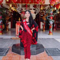 Gambar Setelan kebaya batik modern atasan dan rok panjang rempel - Pagoda - Parang S Mocca, Regular dari Batik Universalku undefined 5 Tokopedia
