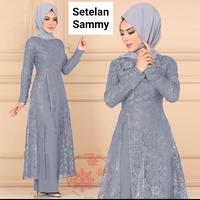 Gambar Setelan Sammy/Brukat Tulang Mewah/No pasmina(RVC) - Maroon, L dari rosefen collection undefined 2 Tokopedia