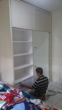Gambar Lemari pakaian - Lemari minimalis - Jasa pembuatan lemari custom dari Allia Furniture Jakarta undefined 3 Tokopedia