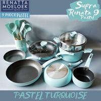 Gambar panci set supra renata moeloek 9pcs stainless anti lengket spatula dari rdwanshop26 undefined 1 Tokopedia