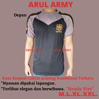 Gambar Baju kaos security satpam kombinasi paiping dalaman seragam coklatbaru - M dari Arul army undefined 2 Tokopedia