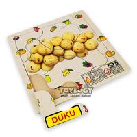 Gambar Mainan Kayu Edukasi Puzzle Buah Duku Bongkar Pasang Fruit Wooden Toy dari Toylogy undefined 3 Tokopedia