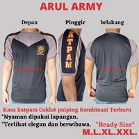 Gambar Baju kaos security satpam kombinasi paiping dalaman seragam coklatbaru - M dari Arul army undefined 1 Tokopedia
