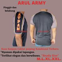 Gambar Baju kaos security satpam kombinasi paiping dalaman seragam coklatbaru - M dari Arul army undefined 3 Tokopedia