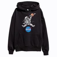 Gambar JAKET HOODIE LOGO NASA ASTRONAUT ASTRONOT BASKETBALL - Abu-abu, XL dari Turbo Links undefined 3 Tokopedia