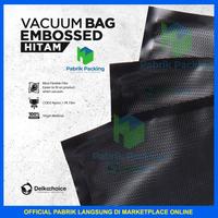 Gambar PLASTIK VACUUM VACUM EMBOS EMBOSS EMBOSSED DELKOCHOICE HITAM SATUAN - 17CM X 25CM dari PabrikPacking undefined 5 Tokopedia