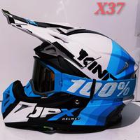 Gambar Helm Cross JPX Fox1 motif X37 White/Blue plus G. 100 blue dari DnD Motocross undefined 1 Tokopedia