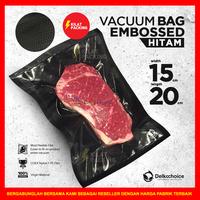 Gambar PLASTIK VACUUM VACUM VAKUM MAKANAN POLOS EMBOSSED EMBOS 15x20 - EMBOSS BENING dari kilat packing undefined 4 Tokopedia