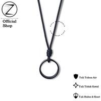 Gambar Kalung Pria Wanita Liontin Cincin Hitam Keren Anti Karat dari Zafa Aksesoris ID undefined 1 Tokopedia