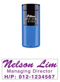 Gambar Stempel Dokter / NIK Shiny S-723 (Handy Stamp) Karet Flash+Free Tinta - Gold dari PRO STAMP undefined 5 Tokopedia
