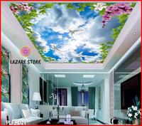 Gambar Wallpaper Walpaper Stiker Plafon 3D Custom Langit Cerah PLF-021 dari Lazarestore undefined 4 Tokopedia