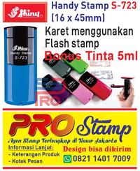 Gambar Stempel Dokter / NIK Shiny S-723 (Handy Stamp) Karet Flash+Free Tinta - Gold dari PRO STAMP undefined 1 Tokopedia
