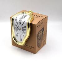 Gambar Jam Dinding Melting Clock QUARTZ Dekor Home Decoration Wall Clock - Silver dari DRESSTOKILL TOKOPEDIA undefined 3 Tokopedia
