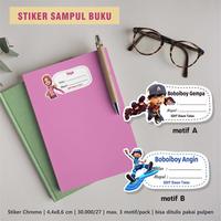Gambar Stiker nama sampul buku Tulis Tema Boboiboy Galaxy dari Kreatifdp undefined 1 Tokopedia